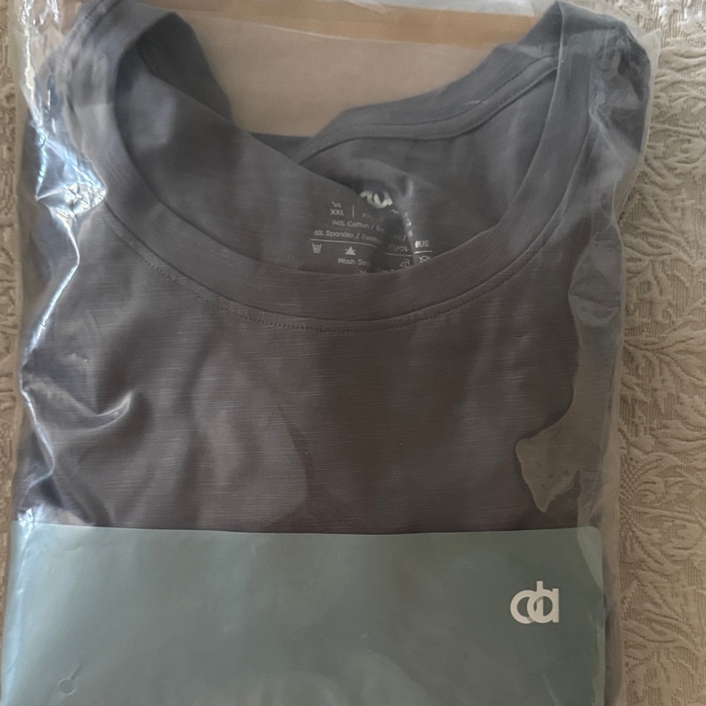Men's Black Crewneck Tee and PJ Bottoms with Subtle Logo